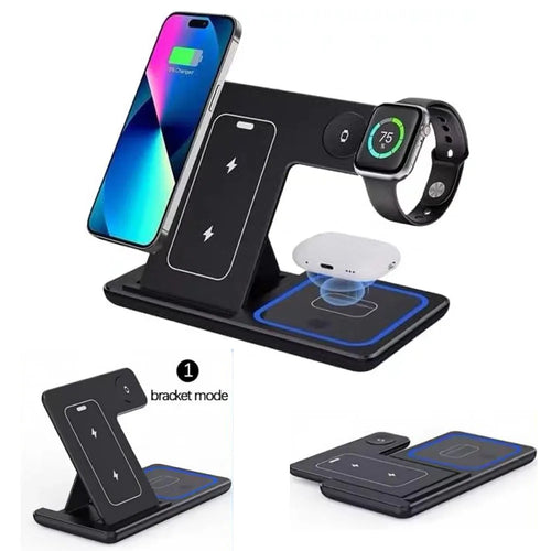 FLEXNSHADE 3-in-1 Wireless Charging Station