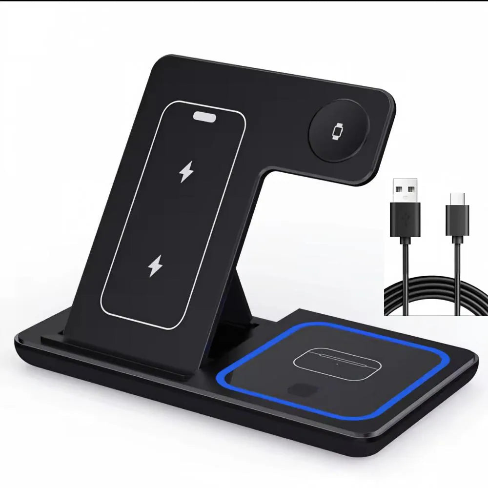 FLEXNSHADE 3-in-1 Wireless Charging Station