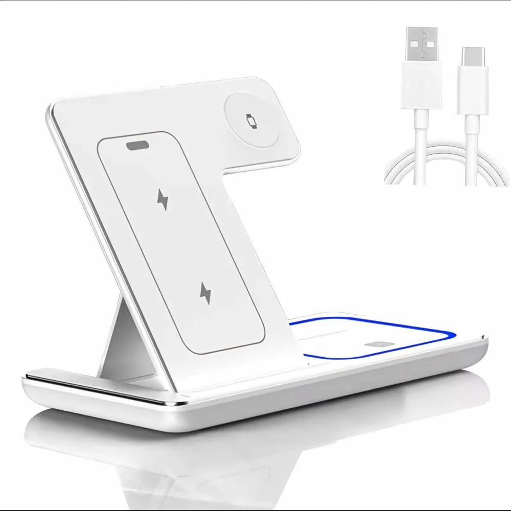FLEXNSHADE 3-in-1 Wireless Charging Station